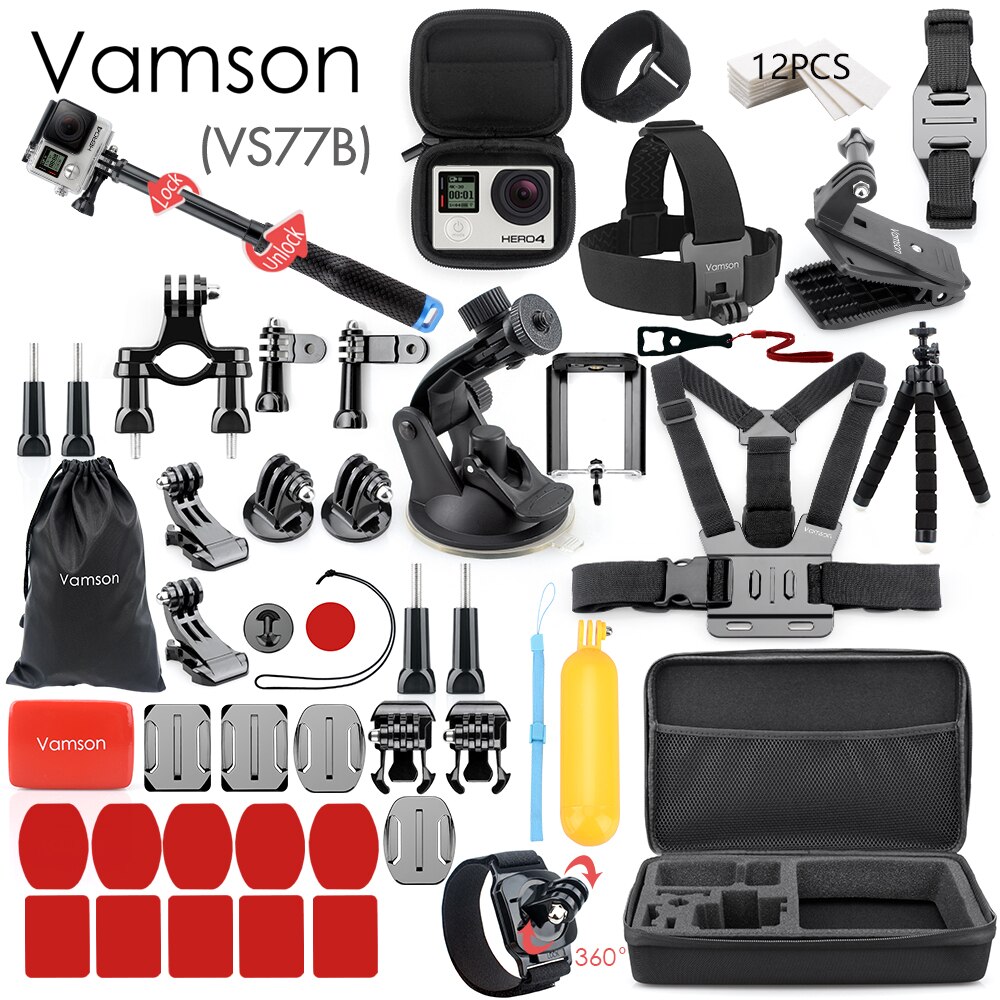 Vamson-Gopro ׼ Ʈ VS77, go pro hero 9 8 7 6 5 ..